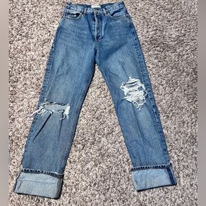 Agolde
'90s Pinch High Waist Straight Leg Organic Cotton Jeans